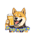 ビール大好き柴犬（個別スタンプ：30）