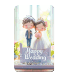 HappyWedding イラストカード（個別スタンプ：12）