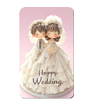 HappyWedding イラストカード（個別スタンプ：29）