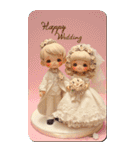 HappyWedding イラストカード（個別スタンプ：38）