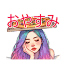 pizza+girl（個別スタンプ：6）