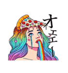 pizza+girl（個別スタンプ：10）