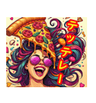 pizza+girl（個別スタンプ：11）