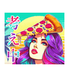 pizza+girl（個別スタンプ：15）