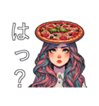 pizza+girl（個別スタンプ：25）