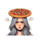 pizza+girl（個別スタンプ：30）