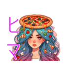 pizza+girl（個別スタンプ：33）
