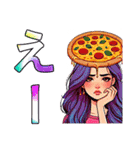 pizza+girl（個別スタンプ：35）