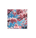 桜のあいさつ（個別スタンプ：13）