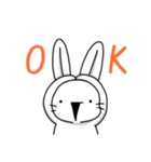 とんがるウサギ うしゃ丸（個別スタンプ：1）