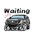 アメ車で挨拶(英語と日本語)（個別スタンプ：27）