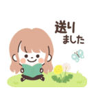 モノトーンLongちゃん・春（個別スタンプ：23）