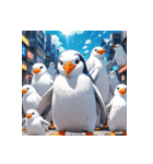 ペンギン大活動（個別スタンプ：1）