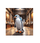 ペンギン大活動（個別スタンプ：34）