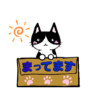 猫にゃん ハチワレ君の日常！（個別スタンプ：10）