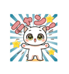 One white kitten（個別スタンプ：5）