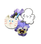 春のお花と猫ちゃん（個別スタンプ：32）
