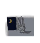 ウサギのスタンプをかきました3（個別スタンプ：10）