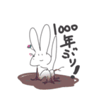 ウサギのスタンプをかきました3（個別スタンプ：24）