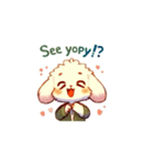 ふわふわうさぎのmomo（個別スタンプ：7）