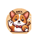 ウェルシュ・コーギー Welsh Corgi（個別スタンプ：11）