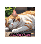 表情豊かな猫ポーズ（個別スタンプ：12）