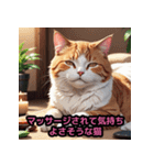 表情豊かな猫ポーズ（個別スタンプ：16）