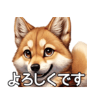 かわいい柴犬の丁寧な敬語（個別スタンプ：26）