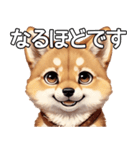 かわいい柴犬の丁寧な敬語（個別スタンプ：32）