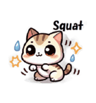 筋トレCats（個別スタンプ：1）