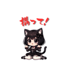 猫耳ゴスロリ少女スタンプ（個別スタンプ：13）