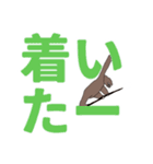 かわいいナマケモノの日常会話 でか文字（個別スタンプ：28）