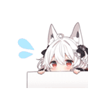 ファンタジーケモ耳（個別スタンプ：3）