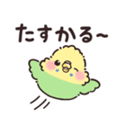 ふんわりインコちゃんの家族連絡（個別スタンプ：38）