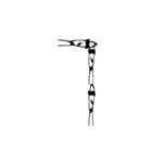 【復刻】頭悪武谷数字（個別スタンプ：8）