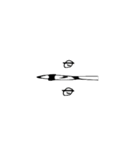【復刻】頭悪武谷数字（個別スタンプ：14）
