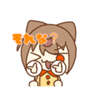 猫人間スタンプ(日常会話)（個別スタンプ：16）