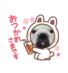 ブルドッグまめ LINEスタンプ！（個別スタンプ：11）