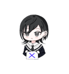 朝弱いヤツ（ウルフ）（個別スタンプ：6）