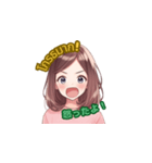 タイ語と日本語の女の子スタンプ（個別スタンプ：11）