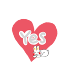 Yes＆はい★スタンプ（個別スタンプ：1）