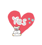 Yes＆はい★スタンプ（個別スタンプ：3）