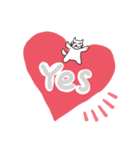 Yes＆はい★スタンプ（個別スタンプ：7）