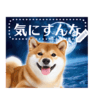 宇宙の柴犬で会話しよ！【メッセージ】（個別スタンプ：10）