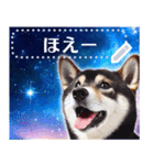 宇宙の柴犬で会話しよ！【メッセージ】（個別スタンプ：16）