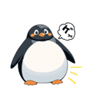ぽっちゃりとしたペンギンの日常スタンプ（個別スタンプ：12）