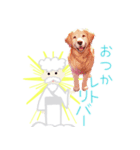 くすっと笑える仙人の犬種ダジャレPop-Up（個別スタンプ：5）