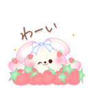 ピンク♡ふわもこうさぎ（個別スタンプ：23）