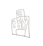 私の子どもが書いた絵（個別スタンプ：4）