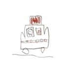 私の子どもが書いた絵（個別スタンプ：12）
